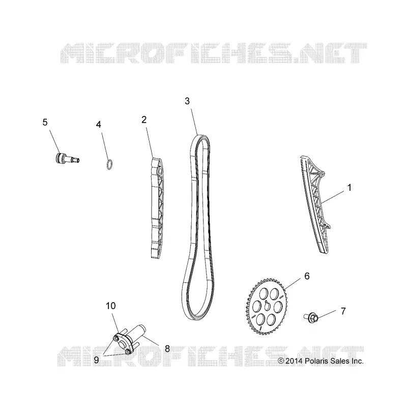 CHAINE DE DISTRIBUTION AND TENSIONER