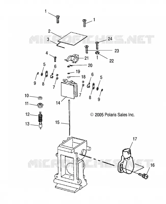 CARBURATEUR, UPPER