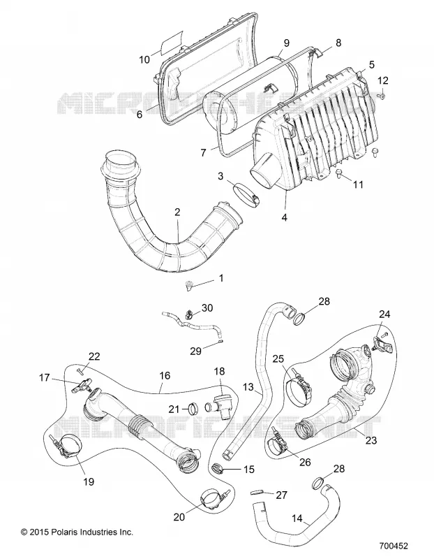 ENGINE, PRISE D'AIR SYSTEM
