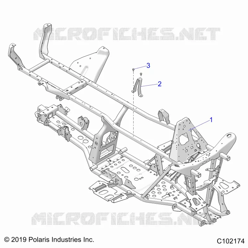 CHASSIS, CADRE -A21SDE57K4 (C102174)