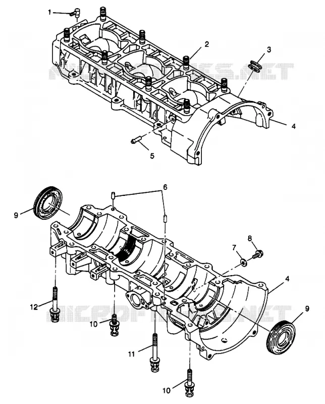 CARTERS MOTEUR XLT TOURING 0973357 and EUROPEAN XLT TOURING E973357 (4937723772C007)