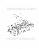 ENGINE, CARBURANT PUMP FITTING COVER