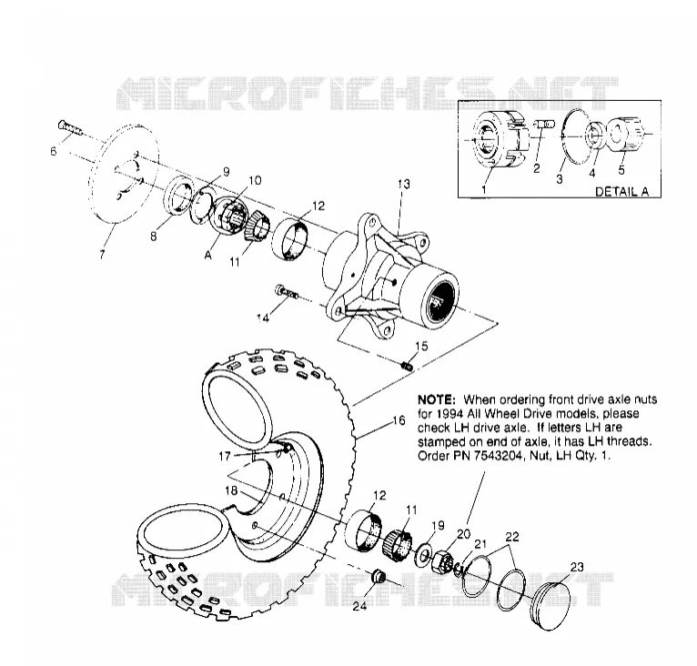 ROUE AVANT Scrambler W957840 (4927252725B006)