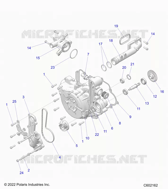 ENGINE, SYSTÃˆME DE REFROIDISSEMENT/WATER PUMP