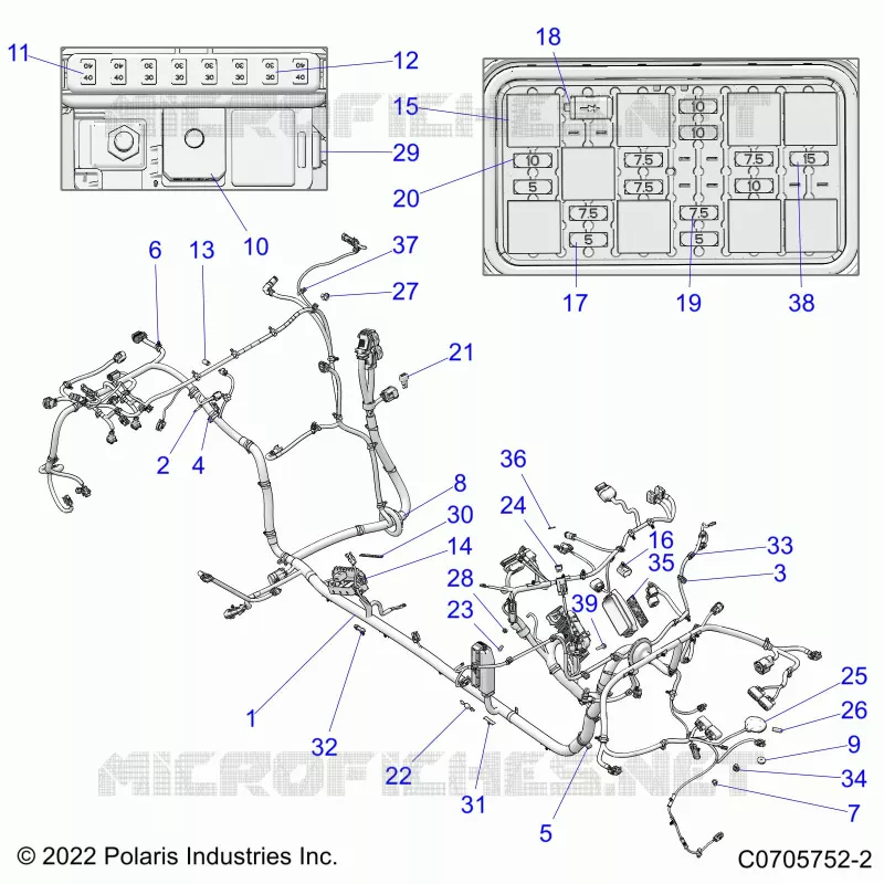 ELECTRICITE, WIRE HARNESS, CHASSIS