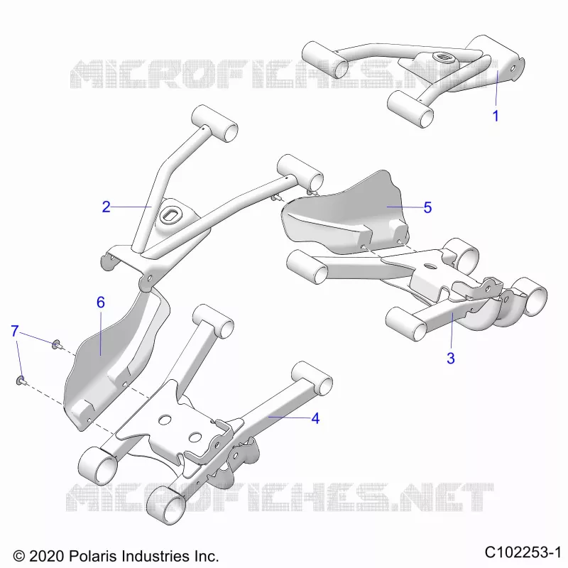 SUSPENSION ARRIERE CONTROL ARMS