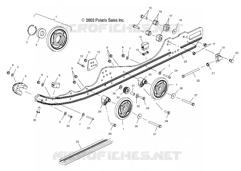 FIXATION RAIL (SUSPENSION)