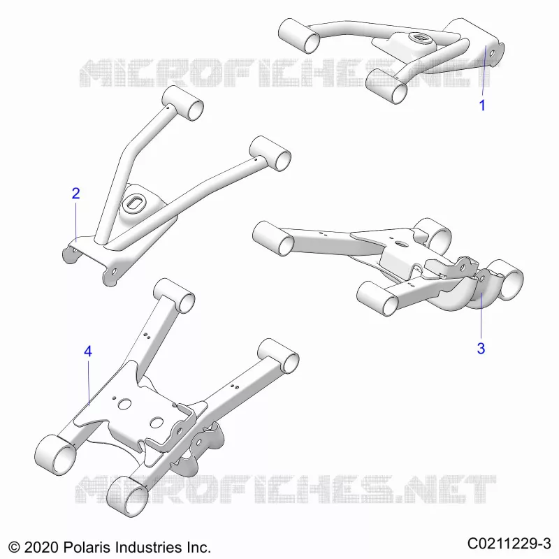 SUSPENSION ARRIERE CONTROL ARMS