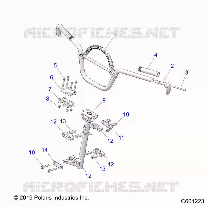 STEERING, FIXATION GUIDON