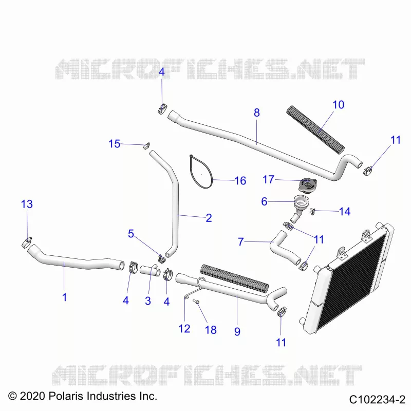 ENGINE, SYSTÃˆME DE REFROIDISSEMENT, HOSES