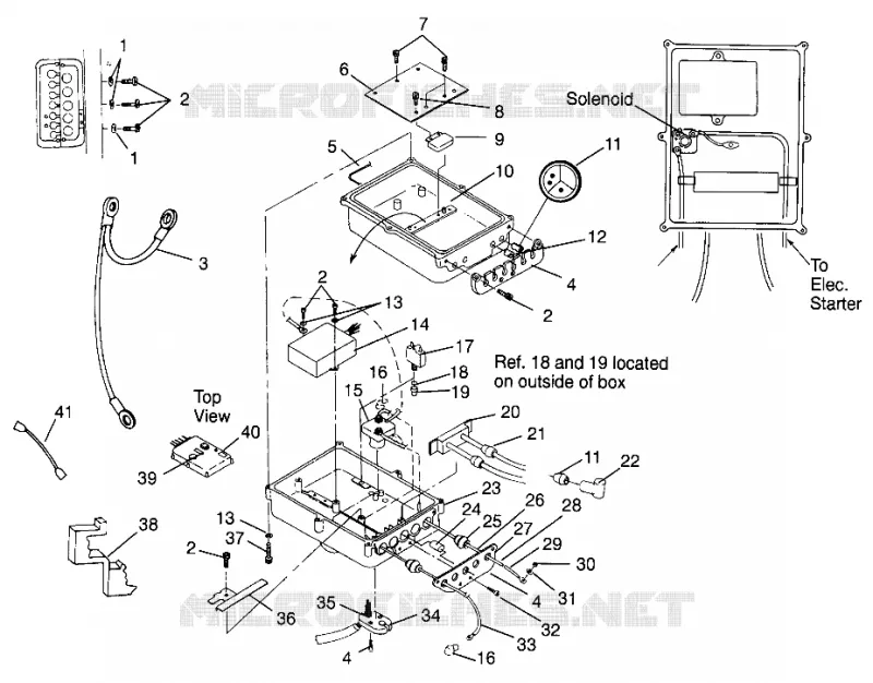 BOITIER ELECTRIQUE HURRICANE B964466 and  Intl. HURRICANE I964466 (4935733573B010)