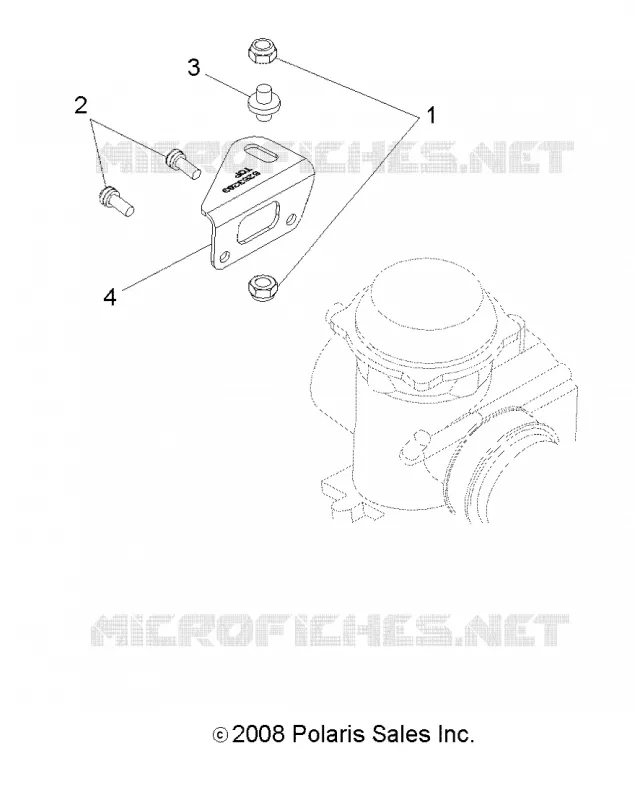 MOTEUR, CARBURATEUR BRACKET
