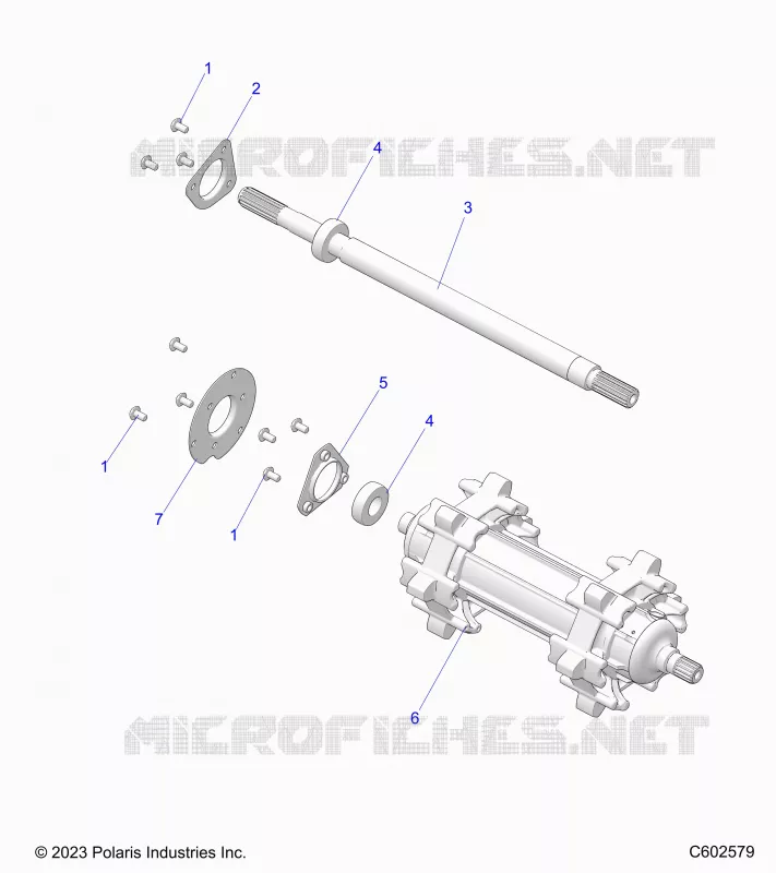 DRIVE TRAIN, JACKSHAFT AND ARBRE DE TRANSMISSION