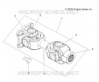SYSTÈME DE TRANSMISSION, ARBRE DE TRANSMISSION, REAR