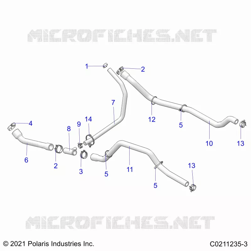 ENGINE, SYSTÃˆME DE REFROIDISSEMENT, HOSES