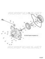 MOTEUR, STATOR COVER AND VOLANT MOTEUR