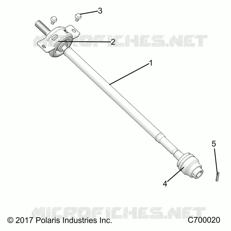 DRIVE TRAIN, ARBRE DE TRANSMISSION AVANT