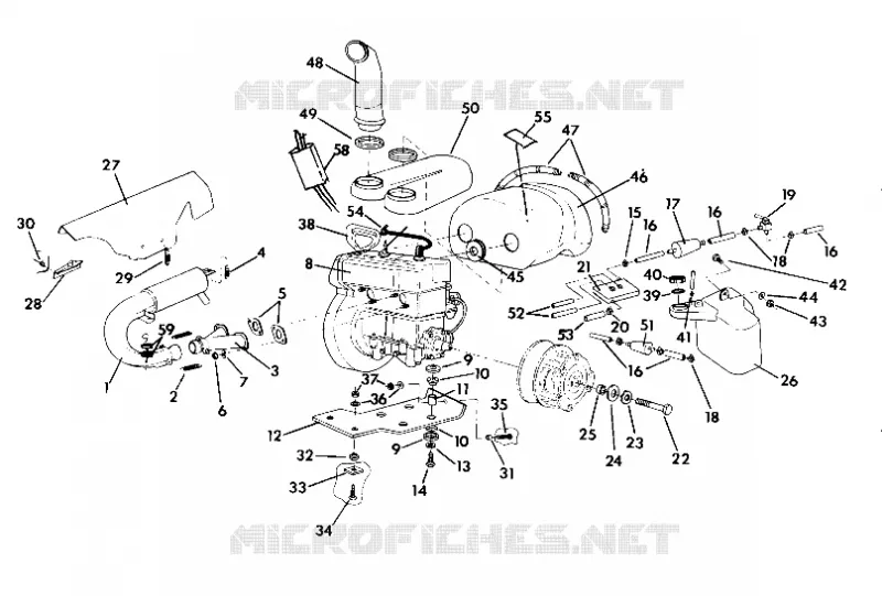 SUPPORT MOTEUR Indy Lite (4919311931017A)