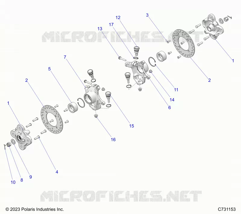 SUSPENSION AVANT HUB