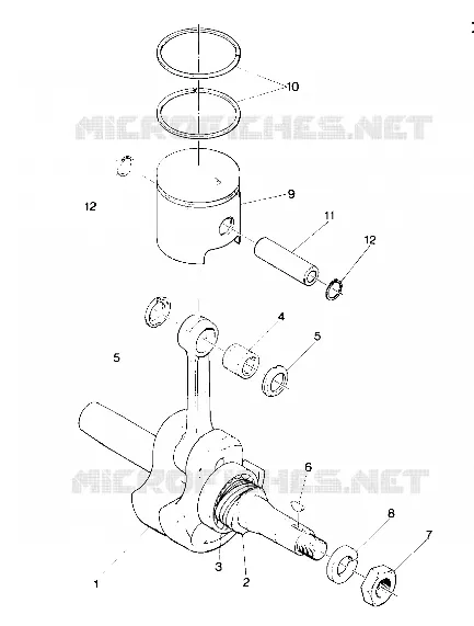 PISTON AND VILEBREQUIN STAR TRAK (4912731273019A)