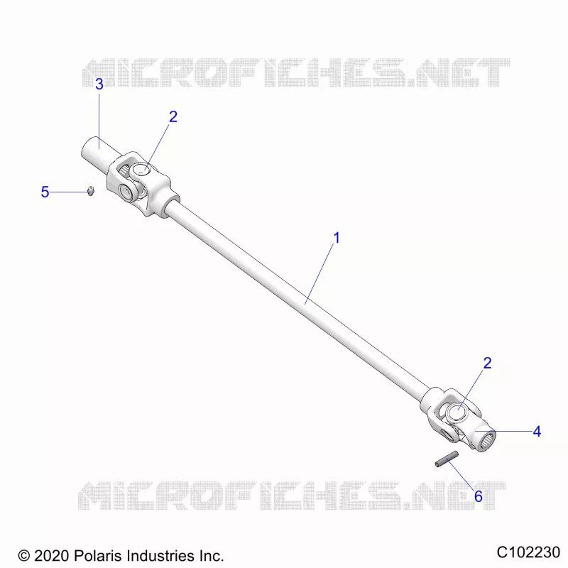 SYSTÃˆME DE TRANSMISSION, FRONT PROP SHAFT