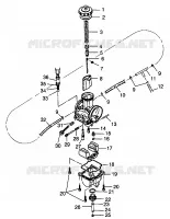 CARBURATEUR 600 RMK 0980958 AND EUROPEAN 600 RMK E980958 (4944634463C010)