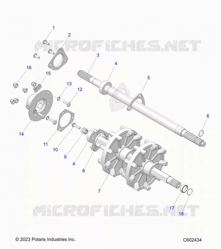 DRIVE TRAIN, JACKSHAFT AND ARBRE DE TRANSMISSION