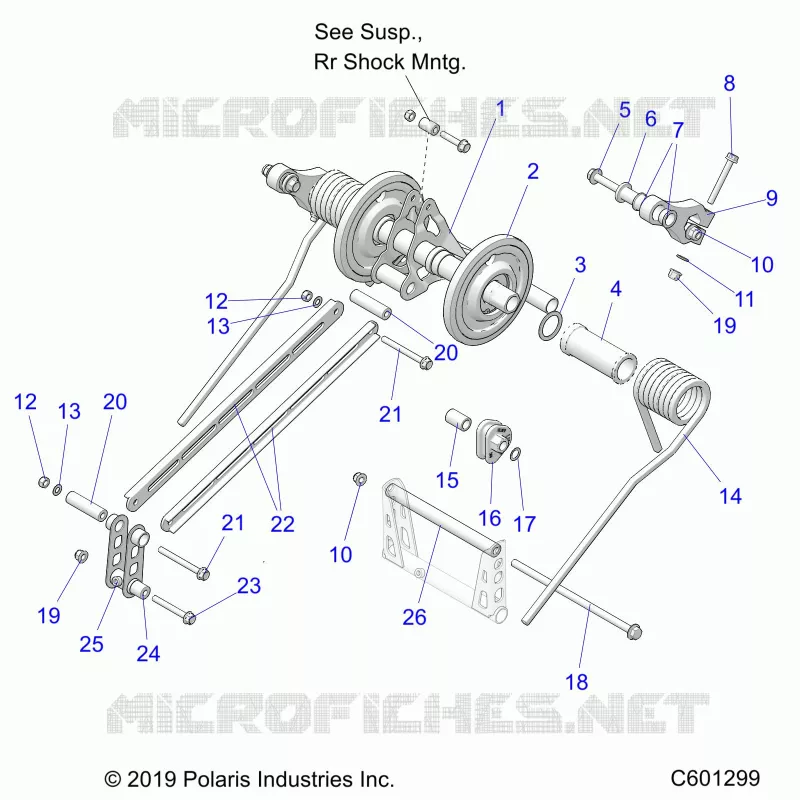 SUSPENSION, BRAS DE SUSPENSION ARRIERE