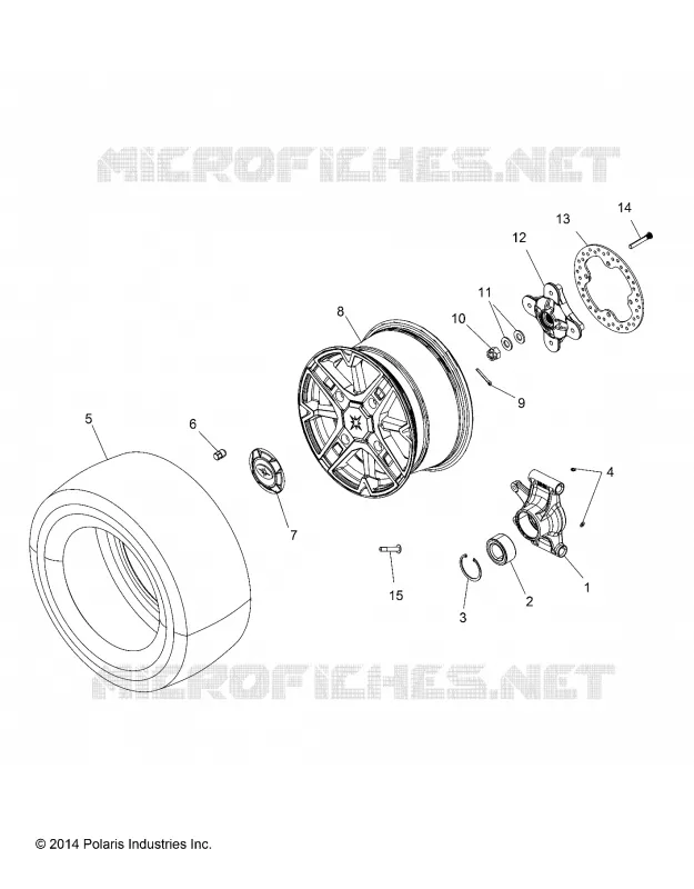 ROUES, REAR AND HUB