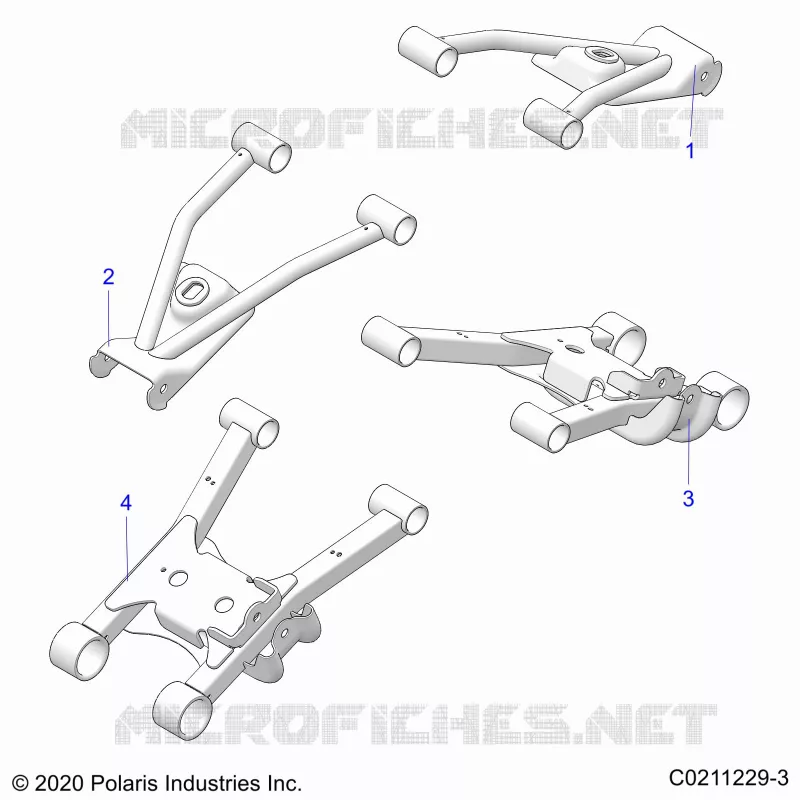 SUSPENSION ARRIERE CONTROL ARMS