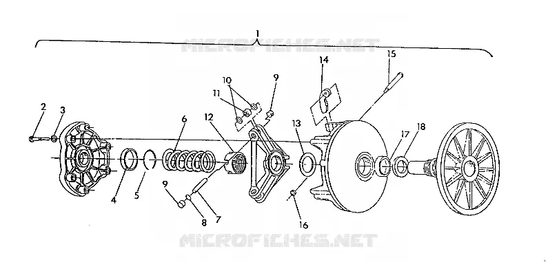 EMBRAYAGE DE TRANSMISSION   RXL/RXL SKS (4921322132029A)