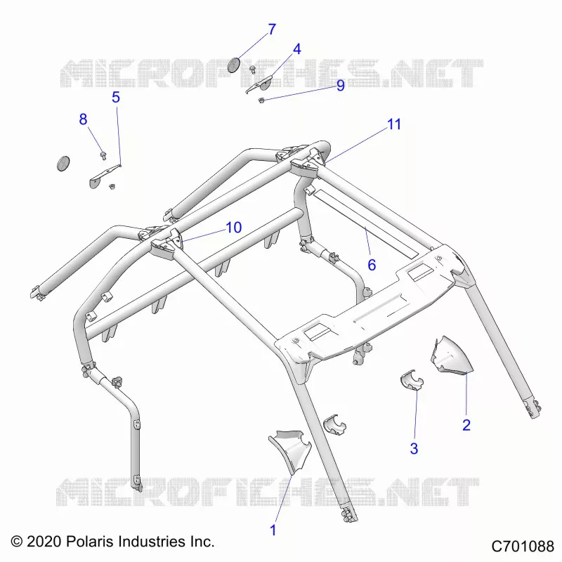 CHASSIS, CAB CADRE