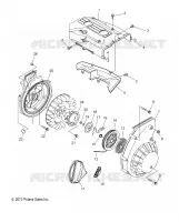 MOTEUR, CARTERS REFROIDISSEMENT ET LANCEUR