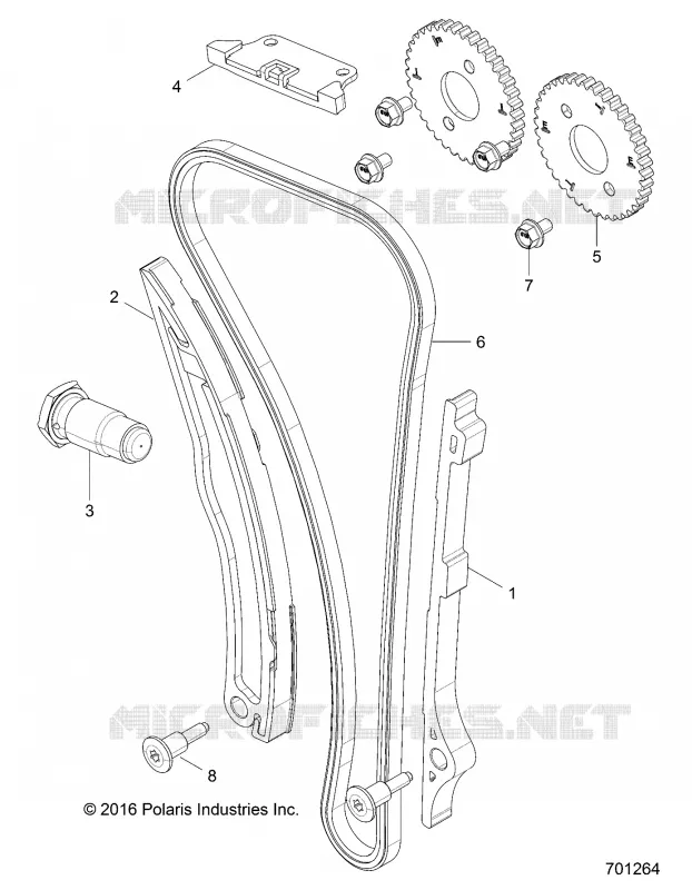CHAINE DE DISTRIBUTION AND SPROCKET