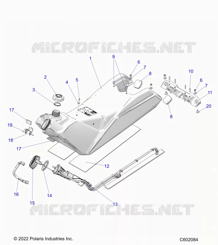 SYSTÃˆME D'ALIMENTATION, FUEL TANK ASM.