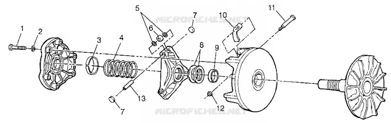 EMBRAYAGE DE TRANSMISSION MAGNUM 4X4 W97AC42A, SWEDISH MAGNUM 4X4 S97AC42E AND NORWEGIAN (4940834083C002)