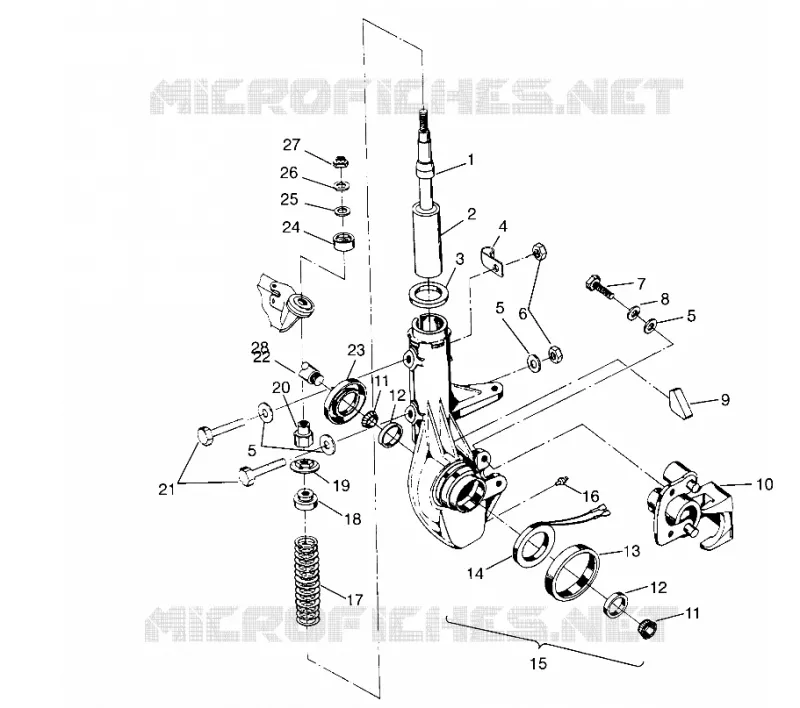 JAMBE DE FORCE AVANT Scrambler W957840 (4927252725B005)