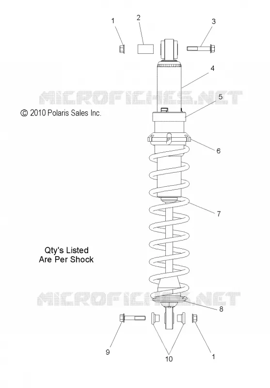 SUSPENSION, AMORTISSEUR IFS
