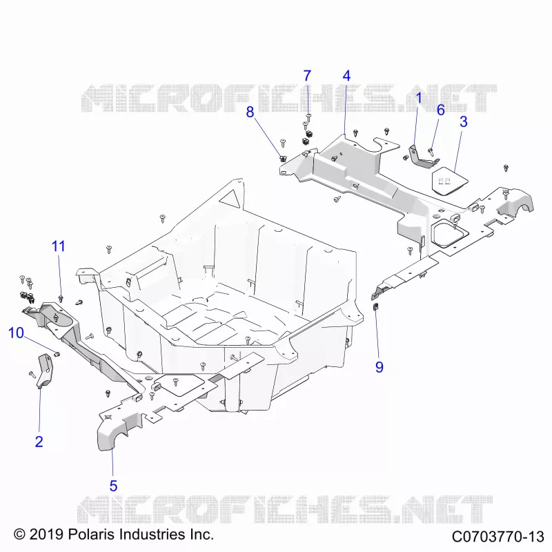 CARROSSERIE ARRIERE RACK, MOUNTING