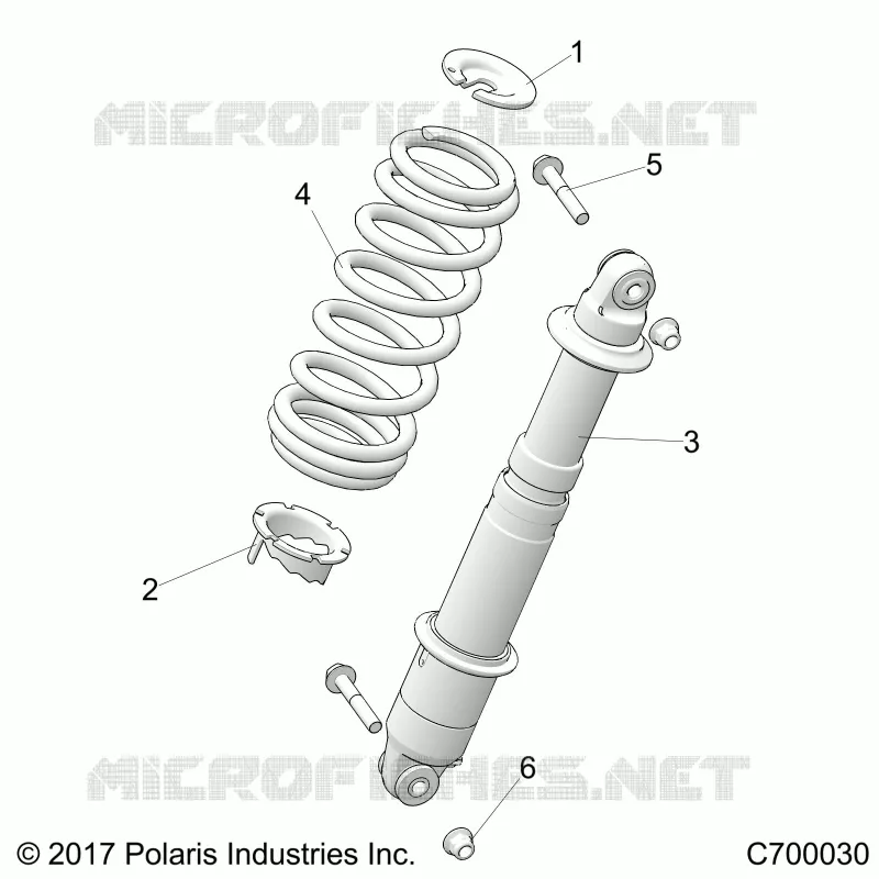 SUSPENSION ARRIERE SHOCK MOUNTING