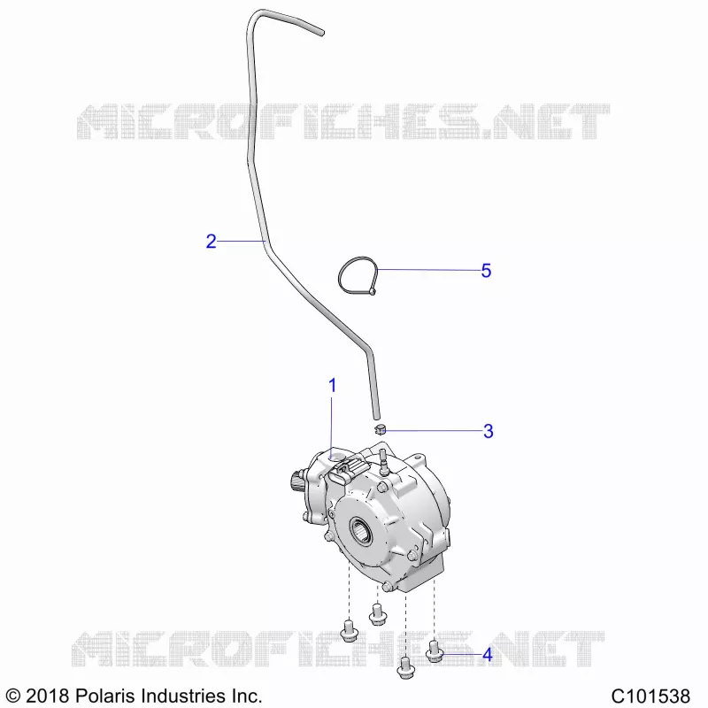 DRIVE TRAIN, FRONT SUPPORT PONT
