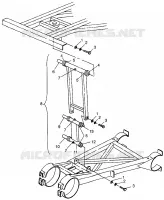 STABILISATEUR BRAS ARRIERE Magnum 6X6 W97AE42A and Swedish Magnum 6X6 S97AE42E (4940754075D002)