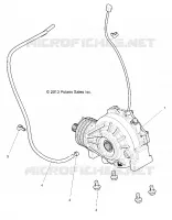 DRIVE TRAIN, FRONT SUPPORT PONT