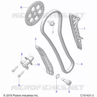 CHAINE DE DISTRIBUTION AND TENSIONER