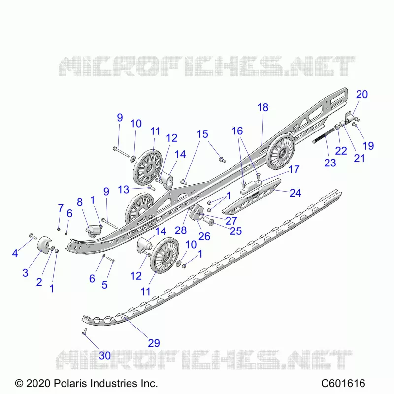 SUSPENSION, RAIL BEAM LH/RH