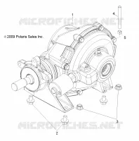SYSTÈME DE TRANSMISSION, REAR GEARCASE MOUNTING