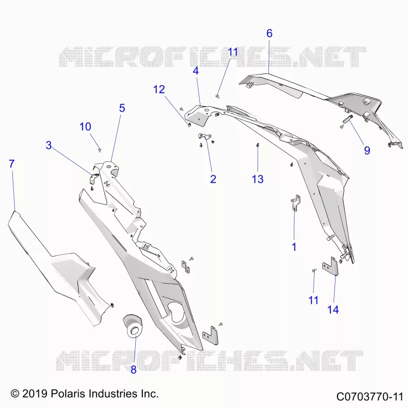 CARROSSERIE ARRIERE FENDERS