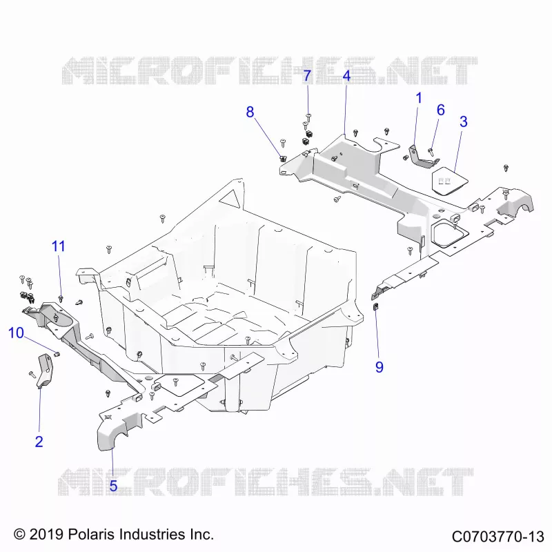 CARROSSERIE ARRIERE RACK, MOUNTING