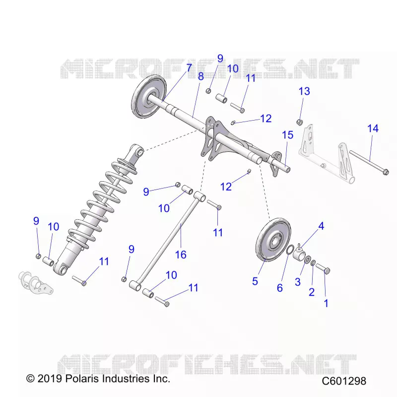 SUSPENSION, BRAS DE SUSPENSION ARRIERE
