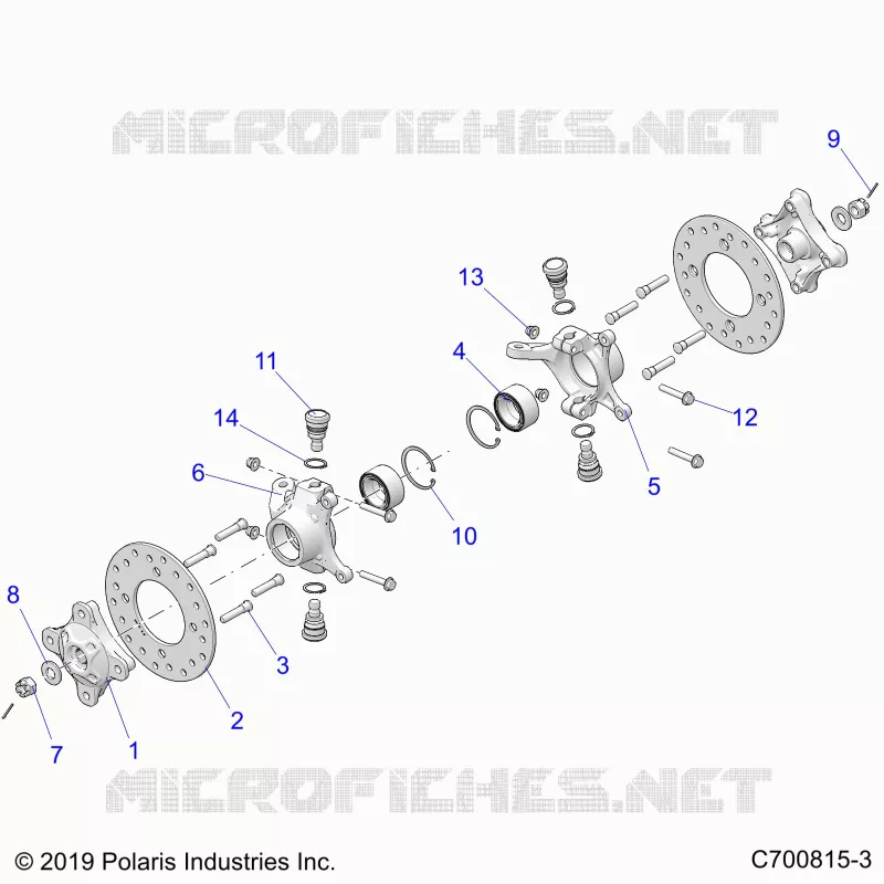 SUSPENSION AVANT HUB